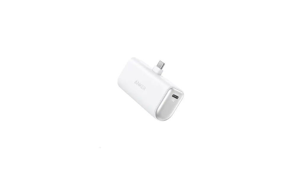 Anker 621 Power Bank (Built-In USB-C Connector, 22.5W) (モバイルバッテリー 5000mAh 小型コンパクト)【PowerIQ搭載/USB-C一体型】iPhone 15 iPad Pro Galaxy Pixel その他各種機器対応 (ホワイト)