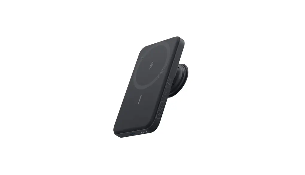Anker 622 Magnetic Battery (MagGo with PopSockets Grip) (マグネット式ワイヤレス充電対応 5000mAh コンパクト モバイルバッテリー)【マグネット式/ワイヤレス出力 (7.5W) / USB-Cポート入出力/PSE技術基準適合】iPhone 14 / 13 / 12 シリーズ専用 (ブラック)