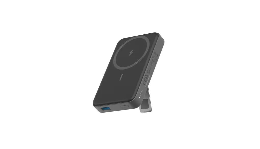 Anker 633 Magnetic Battery (MagGo) (マグネット式ワイヤレス充電対応 10000mAh コンパクト モバイルバッテリー)【マグネット式/ワイヤレス出力(7.5W)/ USB-Cポート入出力/PSE技術基準適合】MagSafe対応iPhoneシリーズ専用 (ブラック)