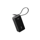 【ケーブルも充電器もいらない！】Anker Power Bank (10000mAh, Fusion, Built-In USB-Cケーブル)｜30W急速充電＆コンセント直挿しの万能モバイルバッテリー