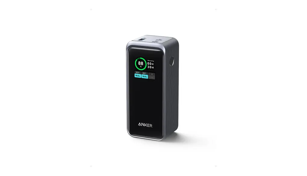 Anker Prime Power Bank (20000mAh, 200W) (20000mAh 合計200W出力 モバイルバッテリー)【USB Power Delivery対応/PSE技術基準適合/USB-C入力対応】iPhone 16 / 15 MacBook Galaxy Android スマートフォン ノートPC 各種 その他機器対応 (ブラック)
