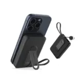 【ARSZHORSVS】10000mAh MagSafeモバイルバッテリー｜ケーブル内蔵＆スタンド付きで外出がもっと自由に！