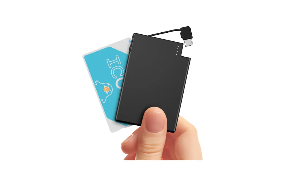 Auskang モバイルバッテリー 薄型 iPhone15Pro対応 2500mAh 軽量 コンパクト わずか4.5mm Type-Cケーブル内蔵 Android対応 機内持ち込み可 専用充電器 持ち運び便利 地震/台風/災害/旅行/出張用【PSE認証済】ブラック