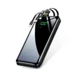 【Cheery 35000mAh】モバイルバッテリーの決定版｜4ケーブル内蔵＆LCD表示で旅も防災も安心サポート