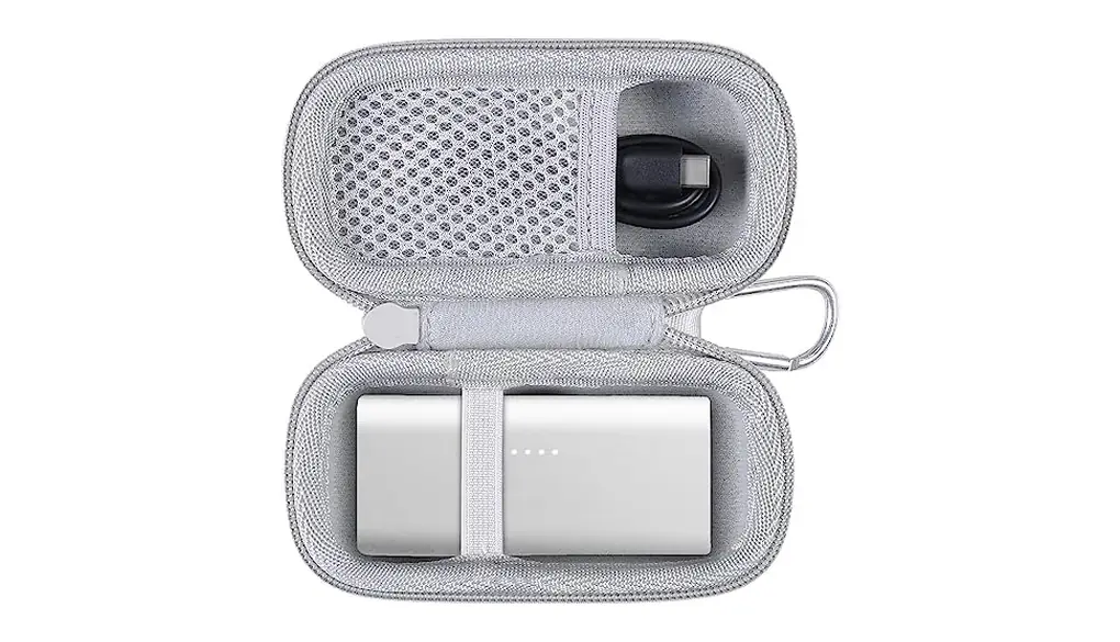 (ケースのみの販売) Anker Nano Power Bank 621モバイルバッテリー(12W,5000mAh Built-In Lightning Connector)(Built-In USB-C Connector, 22.5W)収納ケース，ホワイト-co2CREA