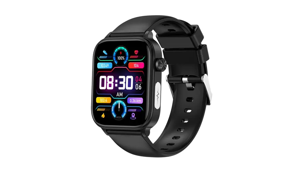 スマートウォッチ 正規品【2025年新登場・1.96インチ大画面】日本製センサー Bluetooth5.3通話機能 睡眠管理 IP68防水 活動量計 スポーツウォッチ 多種類運動モード 文字盤自由設定 iPhone/アンドロイド対応 歩数計 着信通知 遠隔カメラ スマホを探す 天気予報 音楽制御 女性生理管理 Smart Watch 日本語説明書 (ブラック)