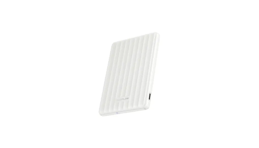 EcoFlow RAPID Mag モバイルバッテリー5000mAh 7.5W【マグネット式ワイヤレス充電対応/2台同時充電/小型/軽量/強力マグネット/汚れにくい材質/過熱防止/LED残量表示/iPhone 12~16シリーズ/機内持ち込み可】 (ホワイト)