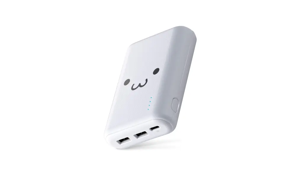 エレコム モバイルバッテリー 10050mAh 大容量 Type-A×2ポート 【 iPhone / Android 各種対応 】 PSE認証 ホワイトフェイス DE-C15L-10050WF