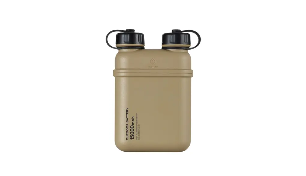 エレコム モバイルバッテリー 15000mAh 大容量 NESTOUT 防水 防塵 IP67 合計32W 急速充電 入力(USB-C×1) 出力(USB-C×1/USB-A×2) 耐衝撃 PSE認証 おまかせ充電対応 アウトドア iPhone iPad Android 各種対応 サンドベージュ DE-NEST-15000BE