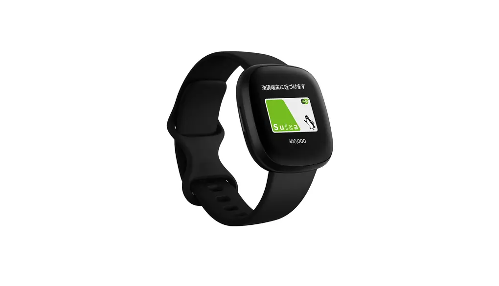 Fitbit Versa3 Alexa搭載/GPS搭載 スマートウォッチ Black ブラック L/S サイズ [日本正規品]