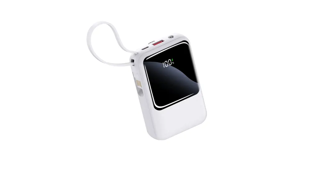 モバイルバッテリー 22000mAh 大容量【4つのケーブル内蔵・世界軽量級】モバイルバッテリー 軽量 小型 急速充電 4台同時に充電 230g軽量化 残量ディスプレイ搭載 照明ライト PSE技術認証済 安全回路保護 Type-C入力ポート&USB-A出力ポート 機内持ち込み可能 旅行/出張/アウトドア/停電/防災緊急用 日本語取扱説明書 ホワイト