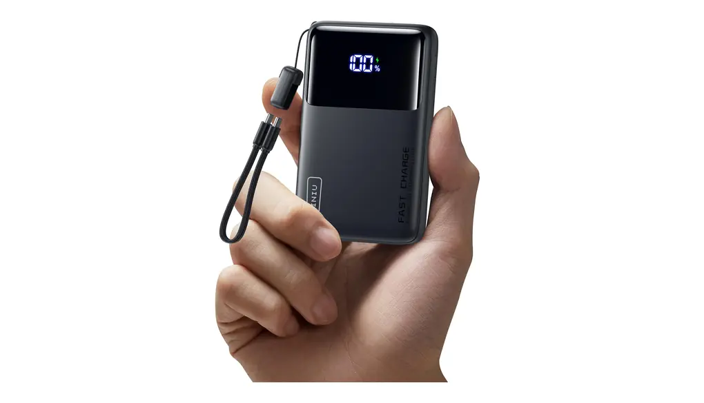 INIU モバイルバッテリー 大容量 45W 急速充電 超軽量 小型 薄型 10000mAh 大容量 タイプc モバイル 充電器 バッテリー【安全設計 PSE技術基準適合 PD QC ケーブル付きPower bank USB C LEDライト付き（旅行/出張/通勤/緊急用の便利グッズ 飛行機持ち込みok） iPhone 17 16 15 14 & iPad xiaomi その他各種対応【ブラック】