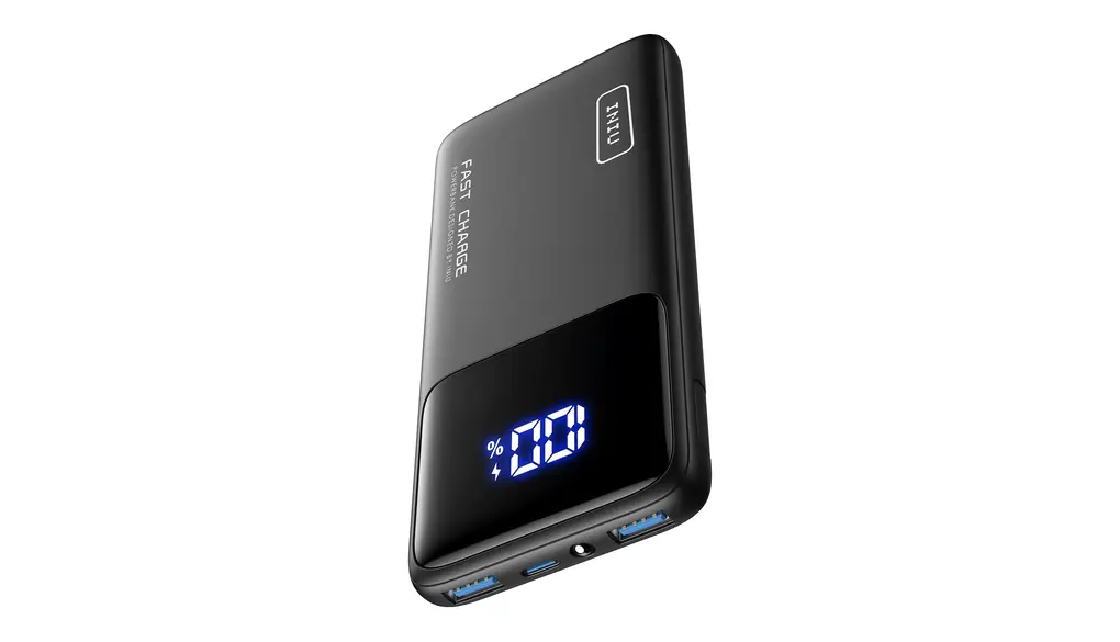 INIU B6 薄型 モバイルバッテリー 22.5W 10000mAh 軽量 小型 大容量 急速充電 PD 3.0 QC 4.0 [3台同時充電 LEDライト付き 残量表示 PSE認証済] USB C モバイル バッテリー 携帯充電器 アウトドア/防災/緊急用などの必携品 iPhone 16 / 15 & Android iPad その他各種対応 日本語取扱説明書【ブラック】