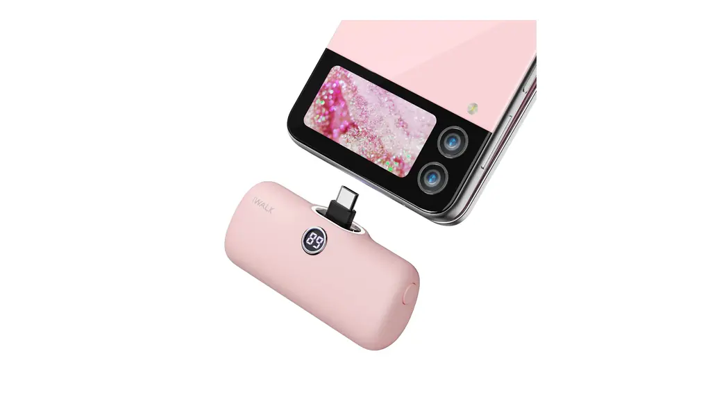 iWALK モバイルバッテリー タイプc 【直挿しできる・20W急速充電】 4800mAh 軽量 小型 可愛い アイウォーク モバイル バッテリー type c コネクター内蔵 USB-C端子一体型 パススルー機能 デジタルディスプレイ搭載 持ち運び便利 iPhone/iPad/AirPods/Android対応 iPhone 16/15シリーズ対応 PSE認証済 (ピンク)