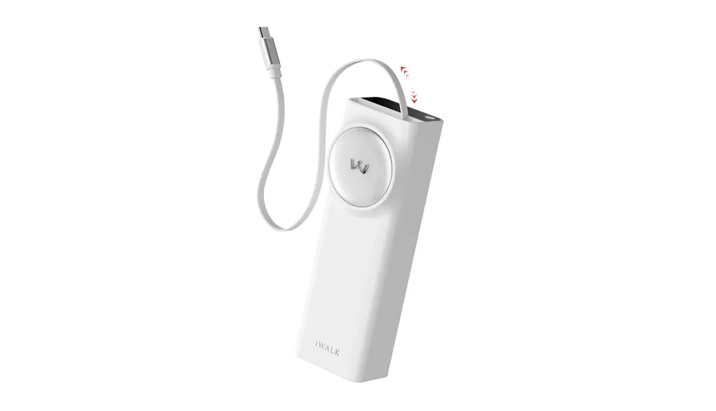 iWALK モバイルバッテリー 【自動巻き取り式・革新の技術で業界をリード】 タイプc 20000mAh 大容量 PD65W 急速充電器 ノートPC用モバイルバッテリー type-c 伸縮式USB-Cケーブル内蔵 自由に長さ調整 3台同時に充電可能 iPhone 16 / 15 Android MacBook その他各種機器対応 コンパクト 旅行/出張 機内持ち込み可能 PSE認証済 (ホワイト)