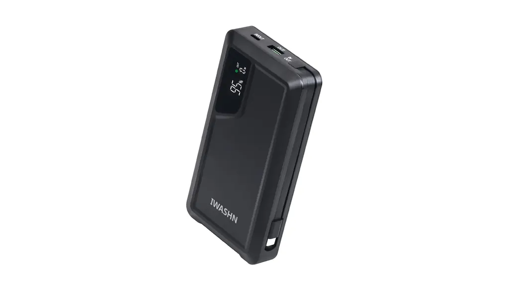 ノートパソコン用モバイルバッテリー 125W高出力25000mAh/90Wh大容量3ポートPD対応 USB-C 65w/(type-cケーブル内蔵) 60w / USB-A 22.5w パススルー低電流モード搭載 入力60W急速充電対応 マルチ保護機能搭載 PSE認証済み MacBook/Dell/Lenovo/HP/iPad Pro/Switch/アップルウォッチ/スマートフォン ノートPC対応