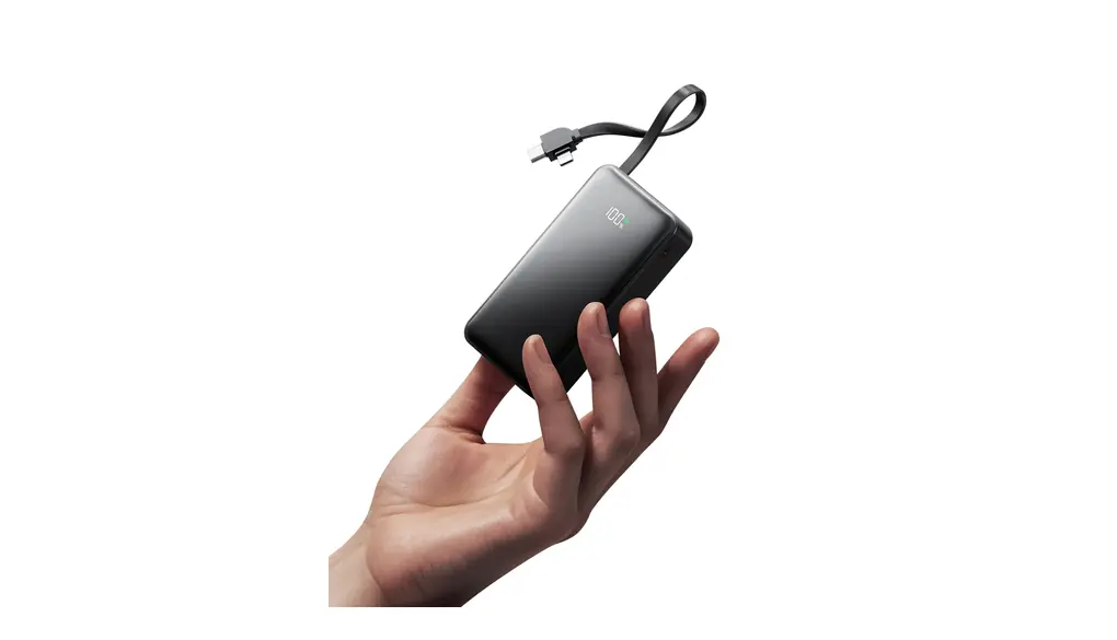 モバイルバッテリー ケーブル内蔵 急速充電 PD22.5W 16000mAh 大容量 コンパクト Type-C出入力 3台同時充電 LCD残量表示 スマホ充電器 PSE認証済 iPhone/Android全機種対応 携帯便利 機内持込可能 出張/停電/地震/防災グッズ 黒