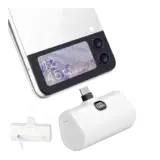 【軽さ92gでここまで便利!?】LUCKYDUO モバイルバッテリー 5000mAh｜直接充電＆LEDライト搭載で毎日が安心
