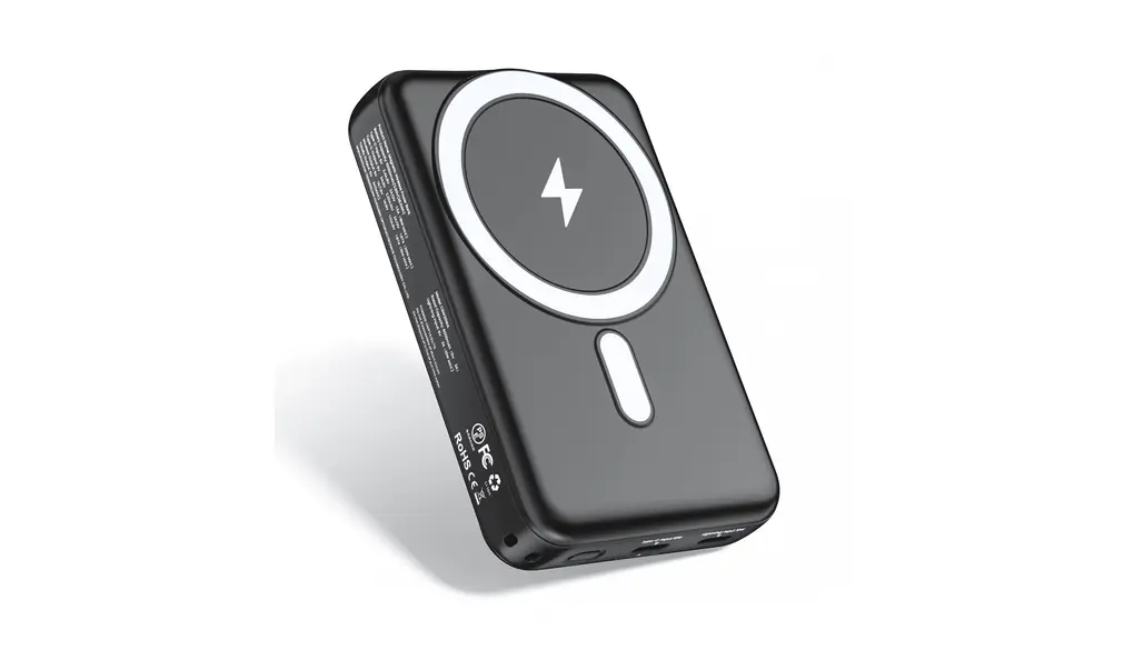 Moray モバイル バッテリー マグネット式 軽量 Magsafe対応 小型 10000mAh 大容量 急速充電 PD20W ワイヤレス充電器 2台同時充電可能 持ち運び便利 iPhone&Android対応 旅行/出張/災害用 機内持ち込み可 災害/旅行/出張停電対策/緊急用必携 （ブラック）