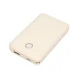 【残量が数字で見える安心感】MOTTERU モバイルバッテリー 10000mAh｜PD20W急速充電＆2台同時対応 アーモンドミルク MOT-MB10005-ECAM