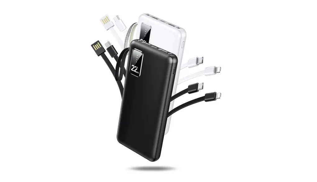 モバイルバッテリー 大容量 急速充電 【2025新発想・22800mAh×2個】 最大2.4A出力 軽量 小型 10台同時充電可 ケーブル内蔵 2WAY入力(Type-C＆Micro) 携帯充電器 LED残量表示 スマホ充電器 コンパクト 持ち運び便利 機内持込可 旅行/出張/アウトドア/停電/防災緊急用 PSE認証済 iPhone iPad/Android全機種対応 モバ充電