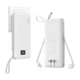 【OMKUY】10000mAhモバイルバッテリー｜コンセント内蔵＆急速充電で「これ1台完結」する究極パワーバンク