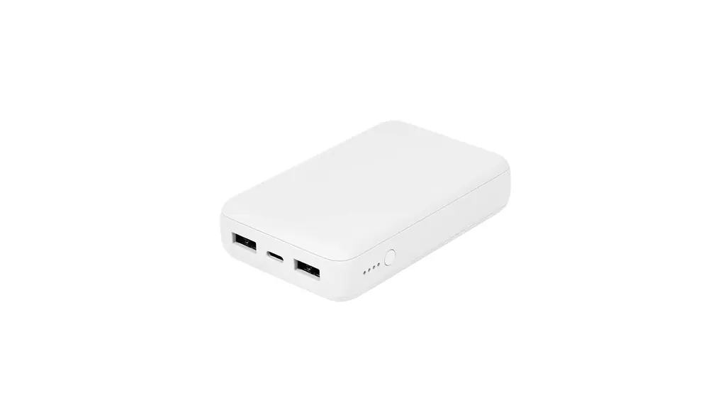 オウルテック モバイルバッテリー 10,000mAh 大容量 PSE適合 小型 軽量 USB Type-C入出力 かしこく充電 低電圧モード iPhone iPad スマートフォン タブレット対応 USB Type-Cケーブル付属 ホワイト OEC-LPB10012-RWH