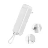 【ケーブルも充電器も不要】PHILIPS DLP5201VW モバイルバッテリー｜Lightning内蔵＆ACプラグ搭載の5000mAhコンパクトモデル