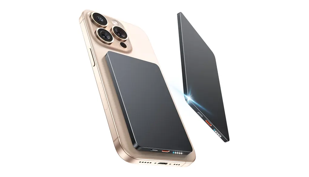 モバイルバッテリー Magsafe対応 超薄型 軽量 小型 5000mAh 22.5W急速充電 タイプC入出力 マグネット式ワイヤレス充電 Power Bank PSE技術基準適合 マグセーフ バッテリー iPhone/iPad/Android/Airpodsシリーズに対応 マットブラック