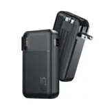 【荷物が激減！】RORRY コンセント一体型モバイルバッテリー 10000mAh｜4台同時充電＆急速対応で外出がもっと自由に