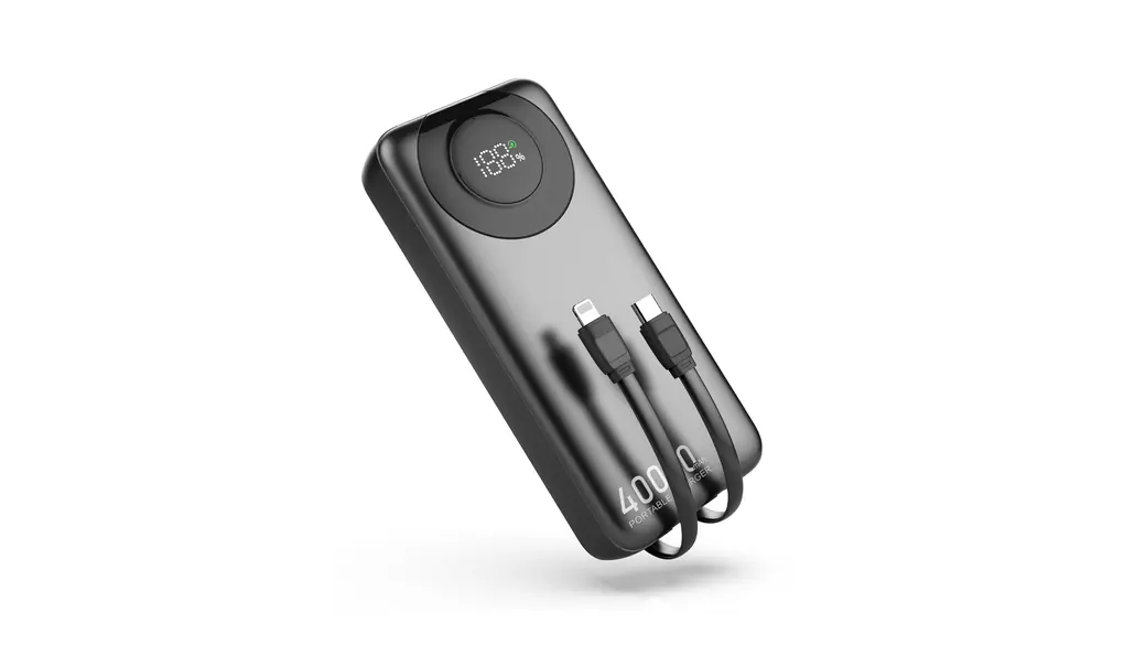【2025業界新開発 40000mAh大容量・四台同時充電】モバイルバッテリー 大容量 40000mAh モバイル バッテリー LCD電量残量表示 急速充電 ケーブル内蔵 タイプc iPhone/Android対応 Type-C入出力兼用 2WAY入力ポート PSE認証済 多重安全保護機能 旅行/出張/アウトドア/キャンプ/停電対策/防災(ブラック)