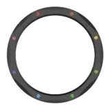 【Shurhome】スチールベゼルウォッチベゼル 47mm｜スマートウォッチに高級感と守りをプラス