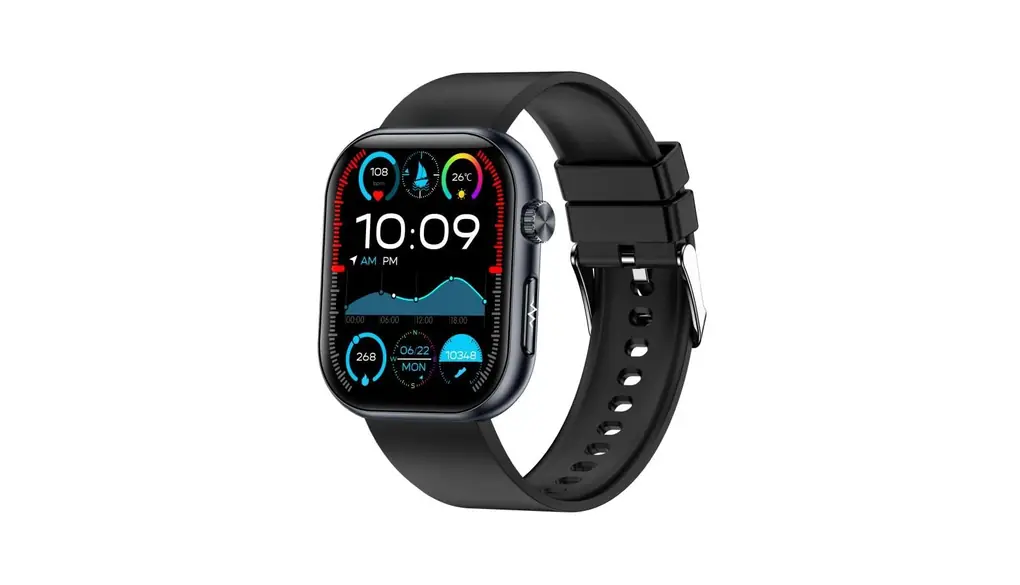 スマートウォッチ 1.96インチ大画面 Bluetooth5.3 通話機能付き 活動量計 歩数計 腕時計 スポーツウォッチ 100+種類運動モード 着信/メッセージ通知 音楽再生 文字盤自由設定 目覚まし時計 バンド交換可能 iPhone/アンドロイド対応 IP68防水 長持ちバッテリー メンズ レディース 日本語説明書付き彼氏/お父さん プレゼント (ブラック)