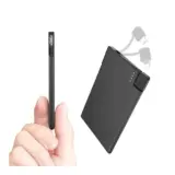 【厚さ4.5mmの衝撃】TNTOR モバイルバッテリー 2500mAh｜軽量小型でiPhone対応、毎日持ち歩ける安心のサブ電源