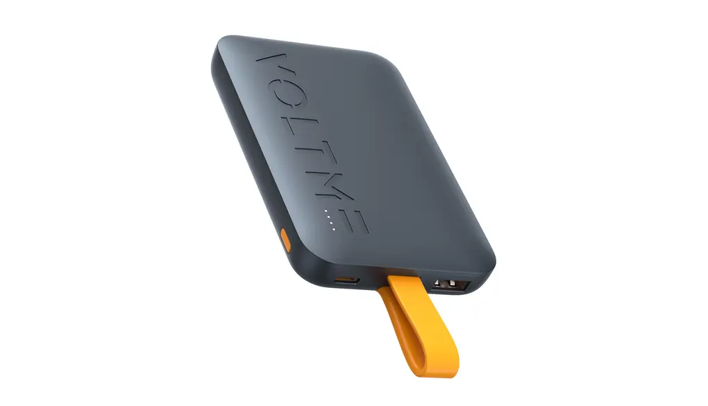 VOLTME モバイルバッテリー ケーブル内蔵 薄型 22.5W 10000mAh 大容量 モバイル・バッテリー 三台同時充電可能 Type-C×2 + Type-A タイプc PD 急速充電 携帯バッテリー スマホ充電器 PD3.0& QC3.0 PPS対応 PSE技術基準適合 iPhone iPad Android 各種対応 (ダークブルー）