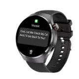 【シンプル×多機能】Watch4 Pro スマートウォッチ シリコンベルト ブラック｜毎日をスマートにする相棒