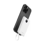 【2025年最新モデル】WeeFancy モバイルバッテリー 10000mAh｜ケーブル内蔵＆22.5W急速充電で毎日がもっと自由に！