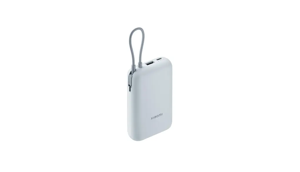 Xiaomi 22.5W Power Bank 10000mAh アイスブルー モバイルバッテリー USB-Cケーブル内蔵 大容量 小型 Type-C 双方向急速充電 最大2.25A出力 PSE技術適合 iPhone/Android対応 3台同時充電可能 低電流充電対応 安全回路保護 旅行/出張/アウトドア/キャンプ/停電対策