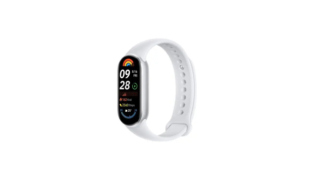 Xiaomi Smart Band 9 スマートウォッチ 21日間連続使用 ディスプレイ輝度強化 環境光センサー搭載 クイックリリース構造 150種類スポーツモード スマートバンド 着信通知・LINEアプリ通知 iPhone&Android対応 グレイシャーシルバー