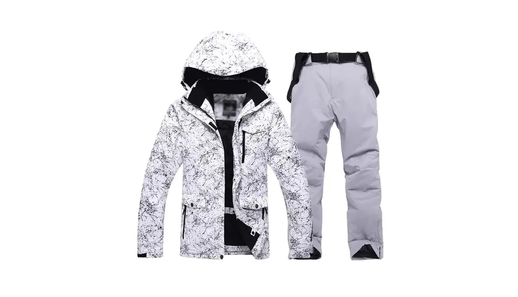 Women's/Men's ski Suits Outdoor Sports Snow Clothing Warm ski Suit Suit Work Clothes (Color : D Size : Medium) (D 3X)