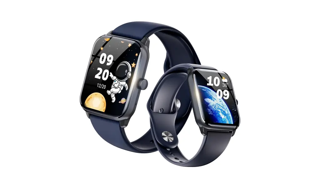 スマートウォッチ 【1.96インチ超大画面 ＆ 10日間連続使用】 Android対応＆Iphone対応 Bluetooth5.4 通話機能 音楽再生 多種類データ測定 21種類の運動モード 着信通知 IP68防水 Smart Watch ランニングウォッチ SMS/Twitter/Line通知 男女兼用 プレゼント バンド幅22mm ベルト交換可能 (ブルー)
