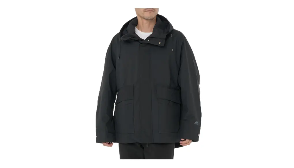adidas ジャケットマストハブ スモールロゴ ルーズフィット フリース裏地付きウーブンフード付きジャケット KWX70メンズ