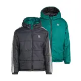 【2WAYで冬を制す】adidas アディダスオリジナルス リバーシブル フーデッド ダウンジャケット HZ0690｜街でもアウトドアでも映える万能アウター