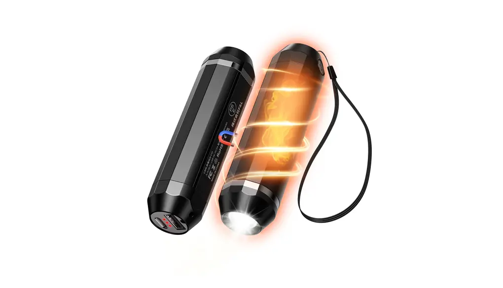 【新型磁気式/分離式設計】充電式 カイロ 電気カイロ usb カイロ モバイルバッテリー 懐中電灯 1台3役多機能充電式カイロ 360°発熱 3秒急速発熱 ハンドウォーマー 3階段温度調節 電気あんか かいろ 10000mAh 大容量 Type-C/USB 双方向充電式 携帯充電器 小型 超軽量 持ち運びやすい 携帯カイロ 防寒对策 アウトドア 通勤 通学 旅行 PSE認証済み