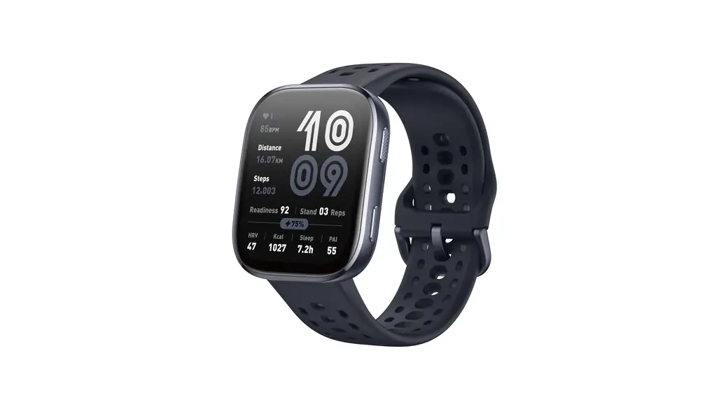 Amazfit Bip 6 スマートウォッチ 2000nit高輝度 GPS内蔵 オフラインマップ AIによる音声操作と睡眠/運動管理 心拍 睡眠 ストレス 健康管理 140+スポーツモード ナビゲーション ルートインポート 14日間バッテリー持続 (ブラック)