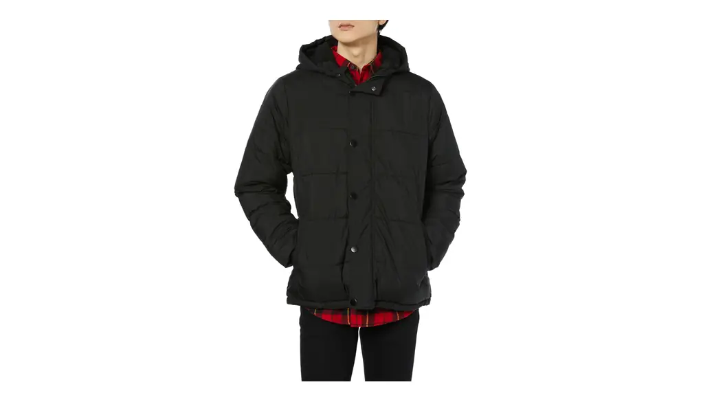 [Amazon Essentials] パファーコート フード付き 厚手 メンズ