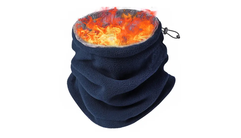 [Andeor] ネックウォーマー メンズ 冬 防寒 【360°極めた暖かさ・柔らかい肌触り・調節コードつき】 ネックガード 裏起毛 厚手 防風 暖かい 柔らかい 伸縮性 多機能 通勤・通学・自転車・バイク・登山・スキー・ジョギング 男女兼用