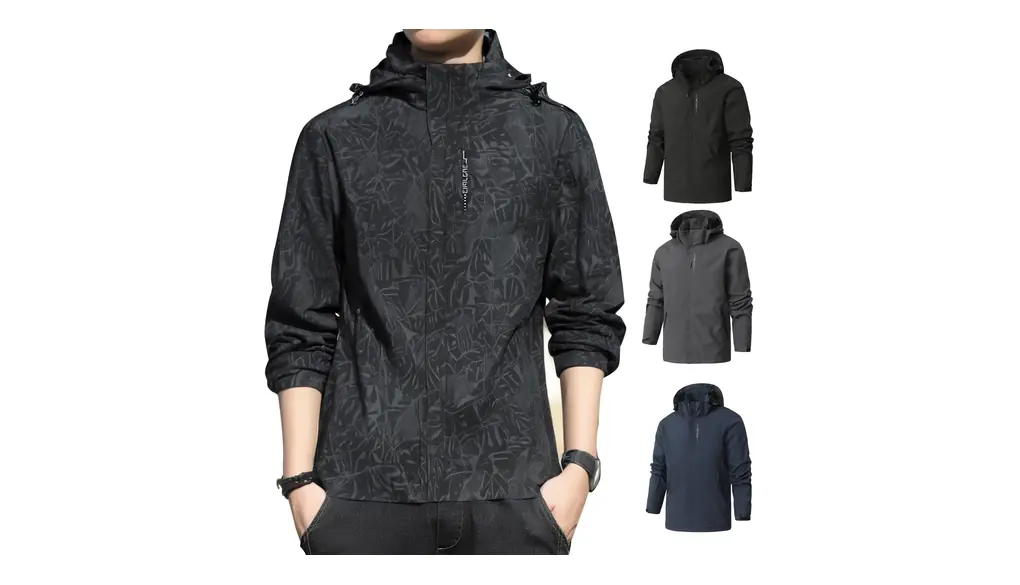 [ANONIE] ジャケット メンズ コート ウインドブレーカー カジュアル アウトドア スタジャン 防風 軽量 無地 大きいサイズ 秋冬服 M~3XL