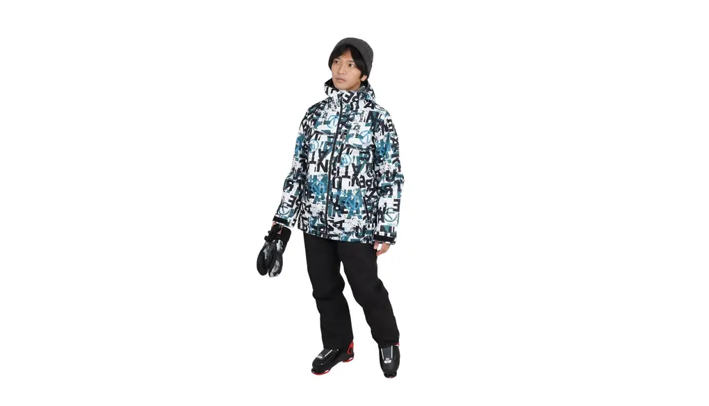 エアボーン(ARBN) スキーウェア 上下セット スーツ GRAFITTI AB43WW1514 BLK