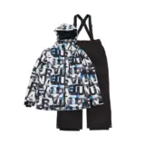 【ゲレンデで映える究極のブルー】エアボーン（ARBN）スキーウエア スーツ AB33WW1396 BLU｜動きやすくて暖かい、冬の最強セットアップ